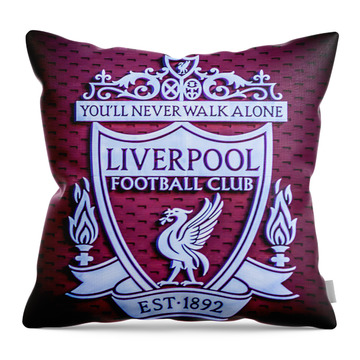 Noir & Turquoise Liverpool Football Club Liverpool FC Oiseau Pillow Throw Cover 